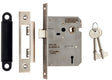 High quality image of Eurospec - Contract 3 Lever Sashlock 76mm - Satin Nickel | Sku. lse5330sn | Trade Door Handles.
