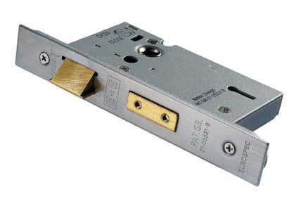 High quality image of Eurospec - 3 Lever Sashlock 64mm - Satin Stainless Steel | Sku. lss5325sss | Trade Door Handles.