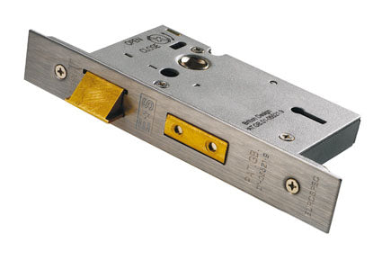 High quality image of Eurospec - 5 Lever Sashlock 64mm - Satin Stainless Steel | Sku. lss5525sss | Trade Door Handles.