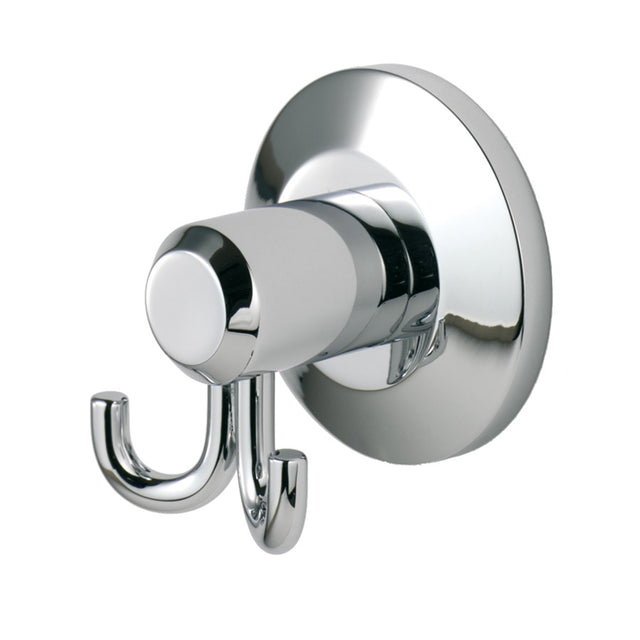 High quality image of Carlisle Brass - Tempo Double Robe Hook - Polished Chrome | Sku. lw02cp | Trade Door Handles.