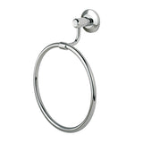 High quality image of Carlisle Brass - Tempo Towel Ring - Polished Chrome | Sku. lw05cp | Trade Door Handles.