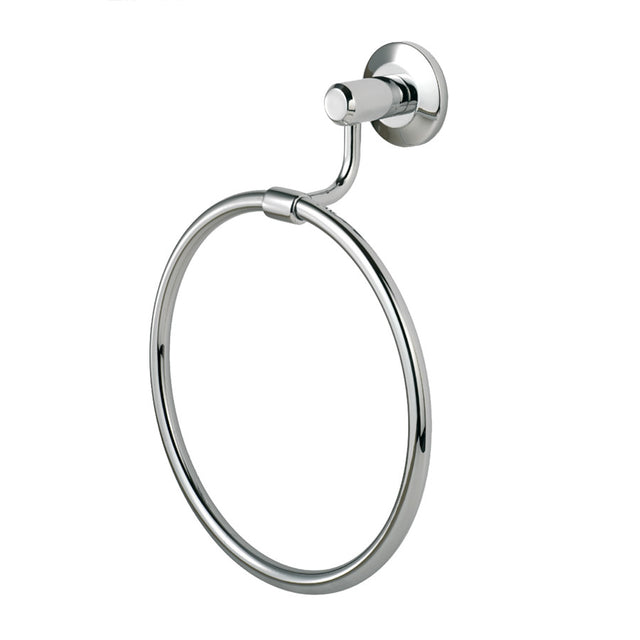 High quality image of Carlisle Brass - Tempo Towel Ring - Polished Chrome | Sku. lw05cp | Trade Door Handles.
