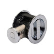 M.Marcus Door Furniture Polished Chrome M.Marcus Architectural Hardware - Tubular Lock with Round Privacy Turn & Release - Polished Chrome