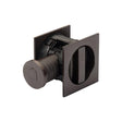 M.Marcus Door Furniture Matt Bronze M.Marcus Architectural Hardware - Tubular Lock with Square Privacy Turn & Release - Matt Bronze