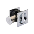 M.Marcus Door Furniture Polished Chrome M.Marcus Architectural Hardware - Tubular Lock with Square Privacy Turn & Release - Polished Chrome