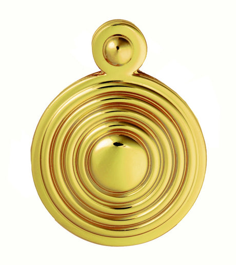 High quality image of Carlisle Brass - Queen Anne Covered Escutcheon - Polished Brass | Sku. m1000 | Trade Door Handles.