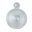 High quality image of Carlisle Brass - Queen Anne Covered Escutcheon - Satin Chrome | Sku. m1000sc | Trade Door Handles.