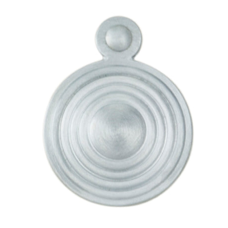 High quality image of Carlisle Brass - Queen Anne Covered Escutcheon - Satin Chrome | Sku. m1000sc | Trade Door Handles.