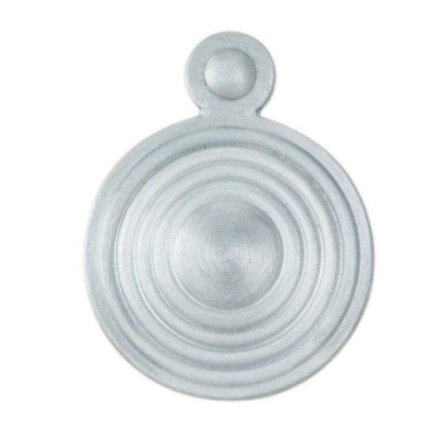 High quality image of Carlisle Brass - Queen Anne Covered Escutcheon - Satin Chrome | Sku. m1000sc | Trade Door Handles.
