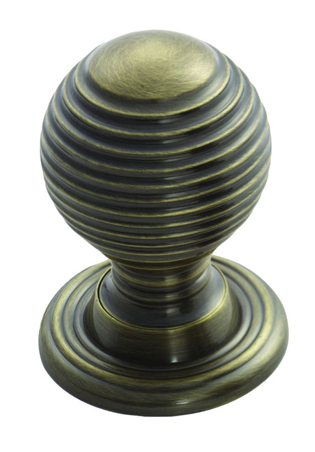 High quality image of FTD - Queen Anne Knob 28mm - Florentine Bronze | Sku. m1004fb | Trade Door Handles.