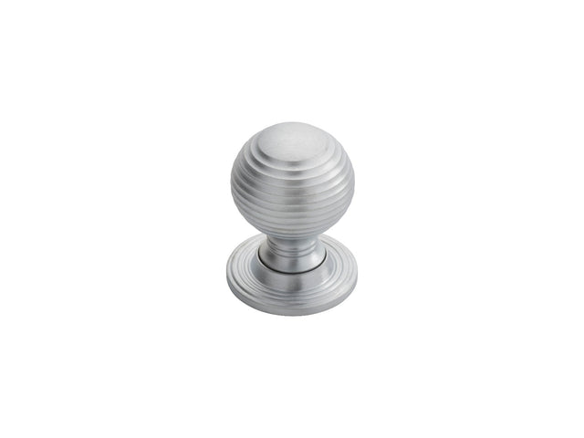High quality image of FTD - Queen Anne Knob 28mm - Satin Chrome | Sku. m1004sc | Trade Door Handles.
