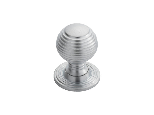 High quality image of FTD - Queen Anne Knob 35mm - Satin Chrome | Sku. m1005sc | Trade Door Handles.