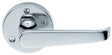 High quality image of Carlisle Brass - Victorian Lever on Round Rose - Polished Chrome | Sku. m32cp | Trade Door Handles.