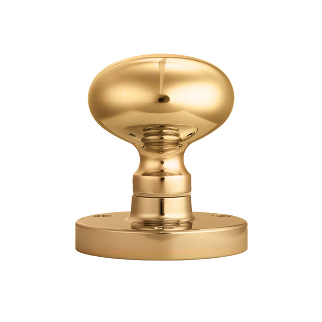 High quality image of Carlisle Brass - Mushroom Mortice Knob - Polished Brass | Sku. m35 | Trade Door Handles.