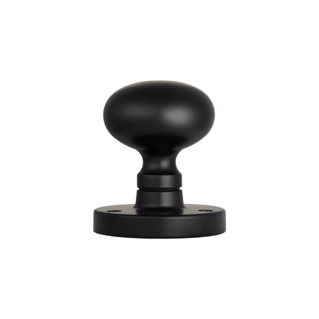 High quality image of Carlisle Brass - Mushroom Mortice Knob - Matt Black | Sku. m35mb | Trade Door Handles.