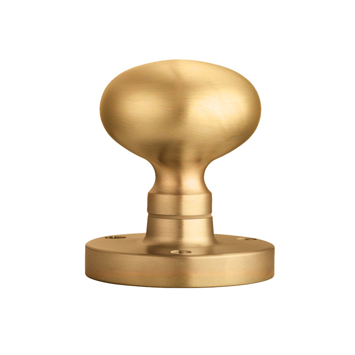 High quality image of Carlisle Brass - Mushroom Mortice Knob - Satin Brass | Sku. m35sb | Trade Door Handles.