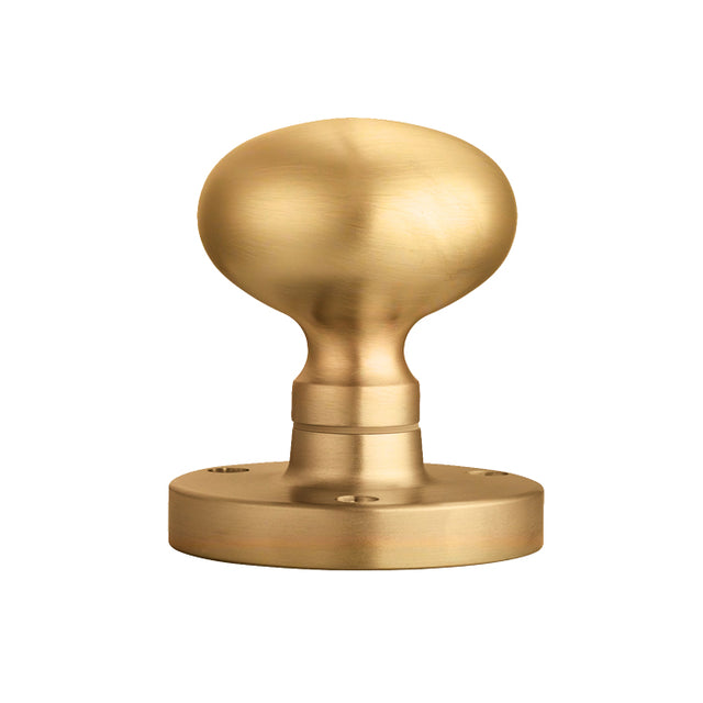 High quality image of Carlisle Brass - Mushroom Mortice Knob - Satin Brass | Sku. m35sb | Trade Door Handles.