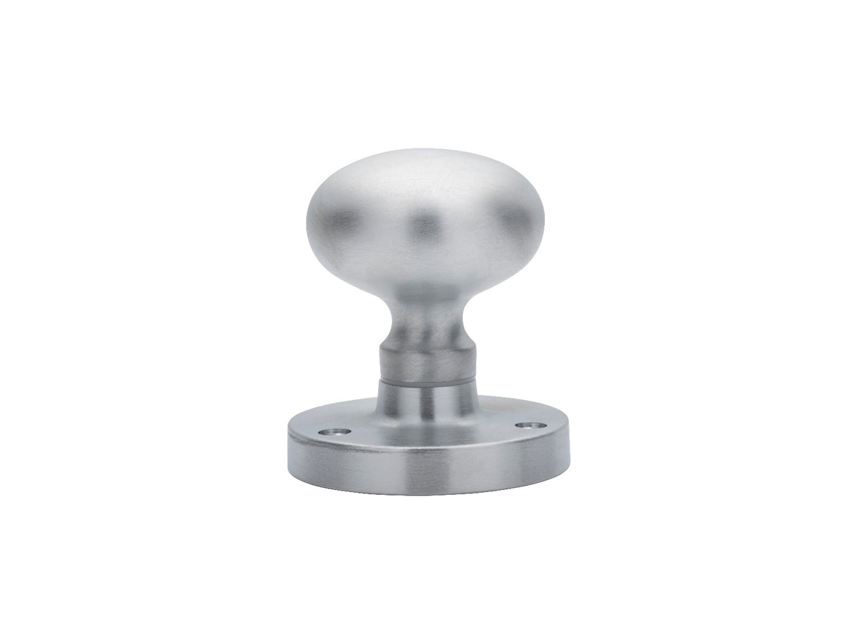 High quality image of Carlisle Brass - Mushroom Mortice Knob - Satin Chrome | Sku. m35scp | Trade Door Handles.