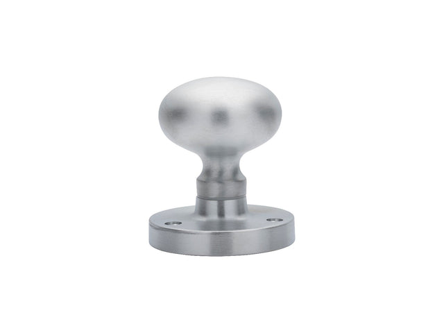 High quality image of Carlisle Brass - Mushroom Mortice Knob - Satin Chrome | Sku. m35scp | Trade Door Handles.