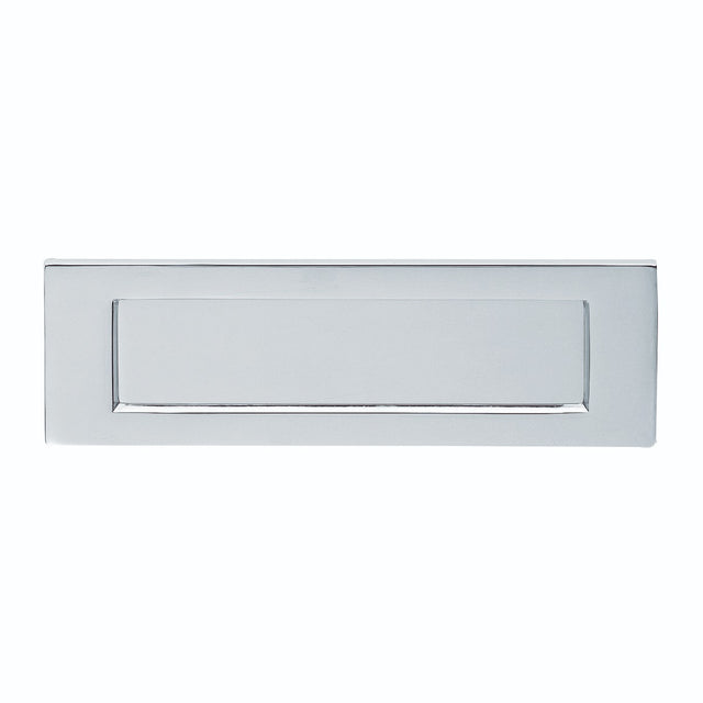 High quality image of Carlisle Brass - Plain Letter Plate 305.5 x 104mm - Polished Chrome | Sku. m36dcp | Trade Door Handles.