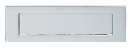 High quality image of Carlisle Brass - Plain Letter Plate 255 x 80mm - Polished Chrome | Sku. m36scp | Trade Door Handles.