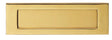 High quality image of Carlisle Brass - Plain Letter Plate 255 x 80mm - Polished Brass | Sku. m36s | Trade Door Handles.