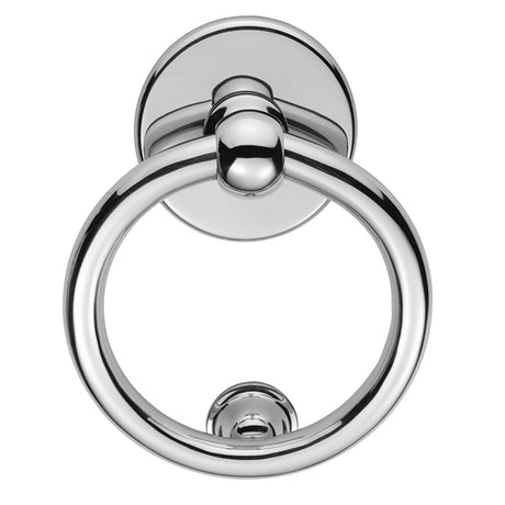 High quality image of Carlisle Brass - Ring Door Knocker - Polished Chrome | Sku. m37cp | Trade Door Handles.