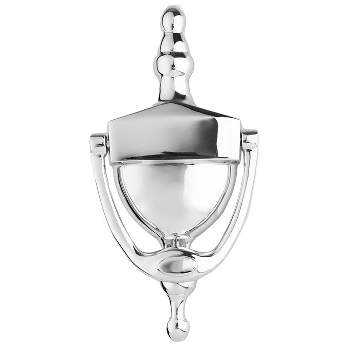 High quality image of Carlisle Brass - Victorian Urn Door Knocker 196mm - Polished Chrome | Sku. m38bcp | Trade Door Handles.