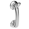 High quality image of Carlisle Brass - Door Knocker on Rose - Satin Chrome | Sku. m43sc | Trade Door Handles.