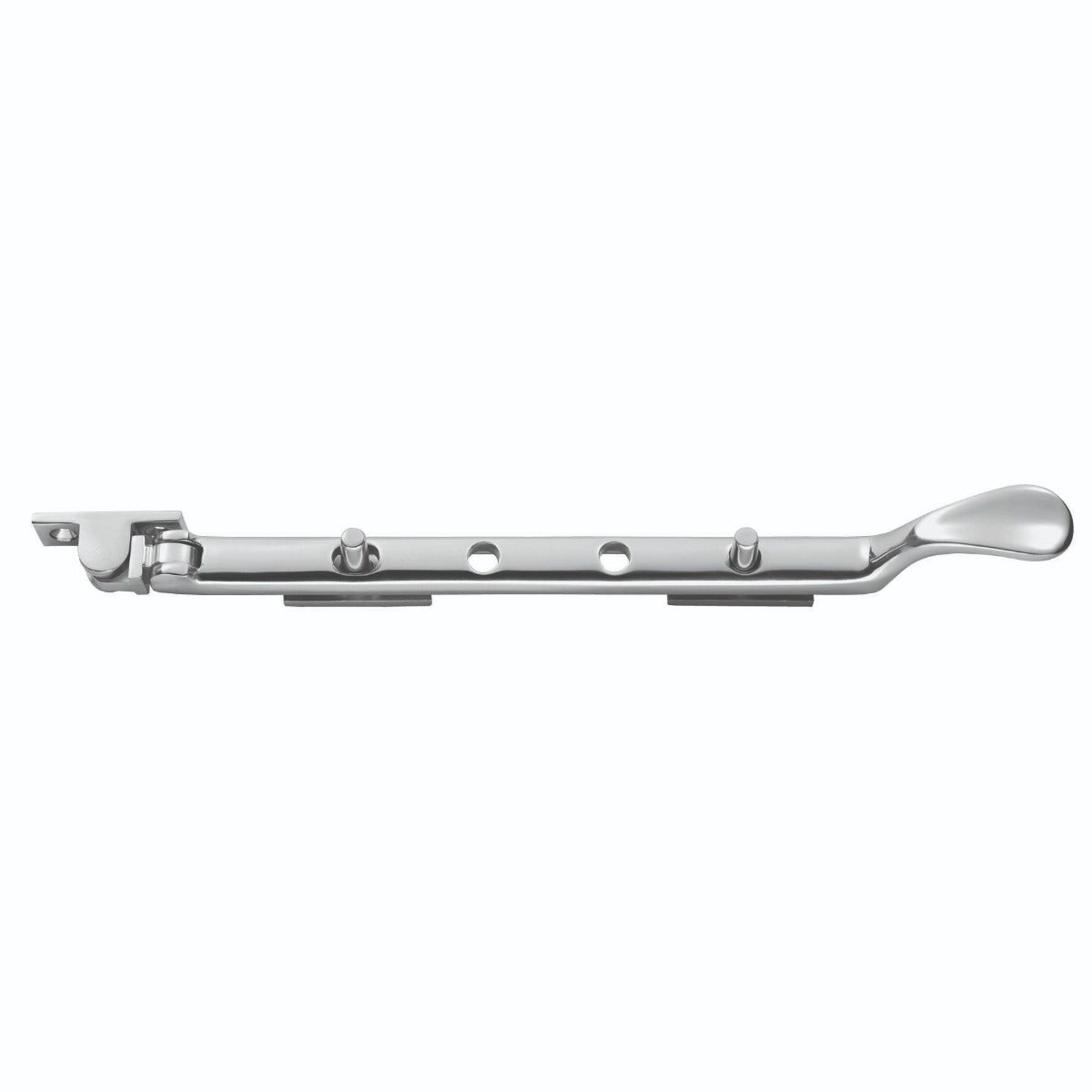 High quality image of Carlisle Brass - Victorian Casement Stay 305mm - Polished Chrome | Sku. m44bcp | Trade Door Handles.