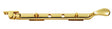 High quality image of Carlisle Brass - Victorian Casement Stay 254mm - Polished Brass | Sku. m44s | Trade Door Handles.