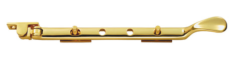 High quality image of Carlisle Brass - Victorian Casement Stay 254mm - Polished Brass | Sku. m44s | Trade Door Handles.