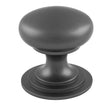 High quality image of Carlisle Brass - Victorian Cupboard Knob 25mm Anthracite | Sku. m47aant | Trade Door Handles.