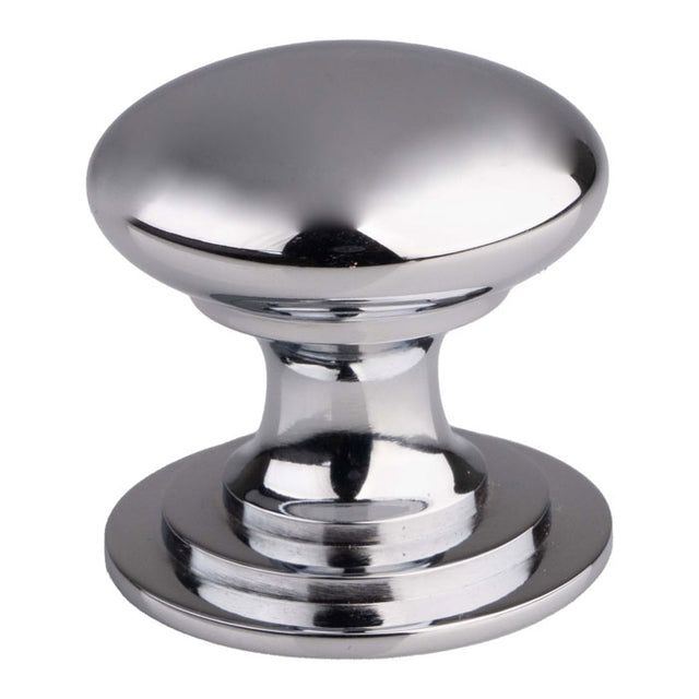 High quality image of FTD - Victorian Cupboard Knob 25mm - Polished Chrome | Sku. m47acp | Trade Door Handles.