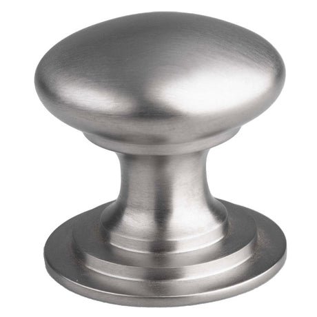 High quality image of FTD - Victorian Cupboard Knob 38mm Satin Nickel - Satin Nickel | Sku. m47csn | Trade Door Handles.