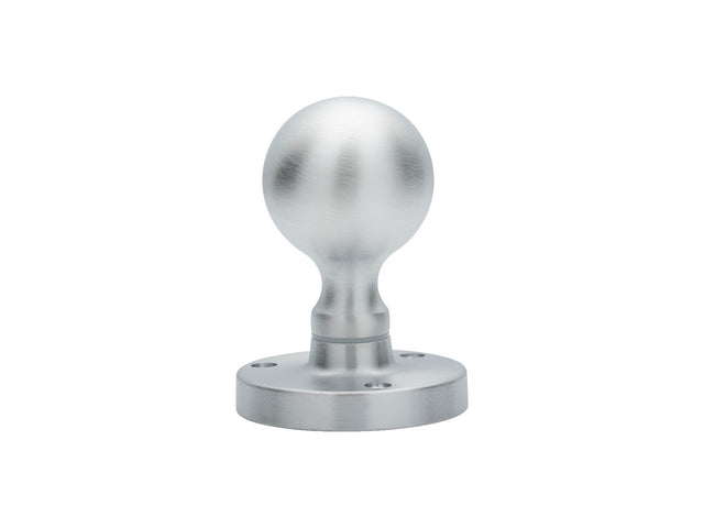 High quality image of Carlisle Brass - Victorian Ball Mortice Knob - Satin Chrome | Sku. m48scp | Trade Door Handles.