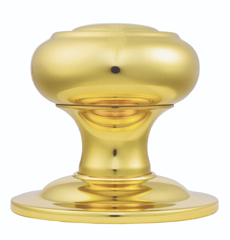 High quality image of Carlisle Brass - Centre Door Knob - Polished Brass | Sku. m51 | Trade Door Handles.