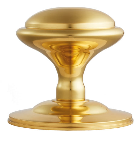 High quality image of Carlisle Brass - Round Centre Door Knob - Polished Brass | Sku. m61 | Trade Door Handles.