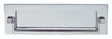 High quality image of Carlisle Brass - Postal Knocker 256 x 80mm - Polished Chrome | Sku. m78cp | Trade Door Handles.