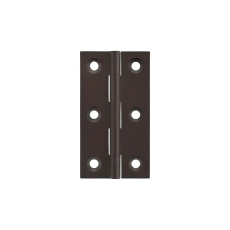 High quality image of Millhouse Brass Cabinet Butt Hinges 64mm x 35mm x 2mm - Urban Dark Bronze | Sku. mhbh64udb | available to order from Trade Door Handles in Kendal.