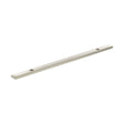 High quality image of Millhouse Brass Long Narrow Cabinet Handle Backplate 160mm - Satin Nickel | Sku. mhcbn160sn | available to order from Trade Door Handles in Kendal.