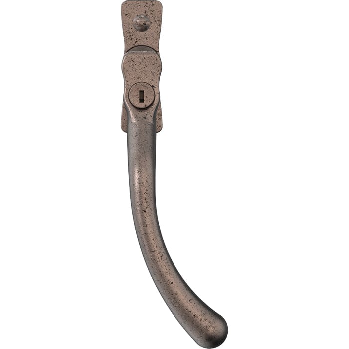 Mila Window Furniture Pewter Patina / Right Hand / Yes Mila Heritage Pear Drop Casement Handle Pewter Patina Right hand