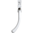 Mila Window Furniture White / Left Hand / Yes Mila Heritage Pear Drop Casement Handle White Left hand