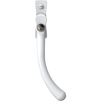 Mila Window Furniture White / Right Hand / Yes Mila Heritage Pear Drop Casement Handle White Right hand