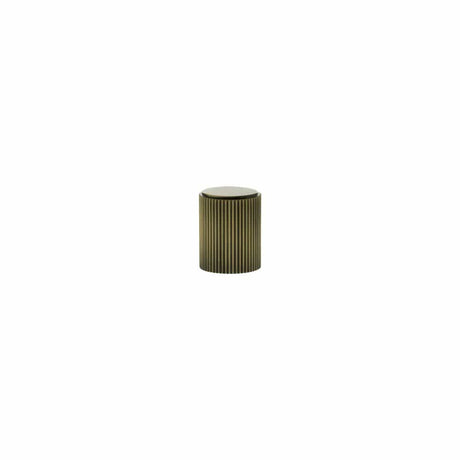 Millhouse Brass Cabinet Hardware Antique Brass / Cabinet Knobs Millhouse Brass Battersea Linear Cylinder Cabinet Knob Handle - Antique Brass