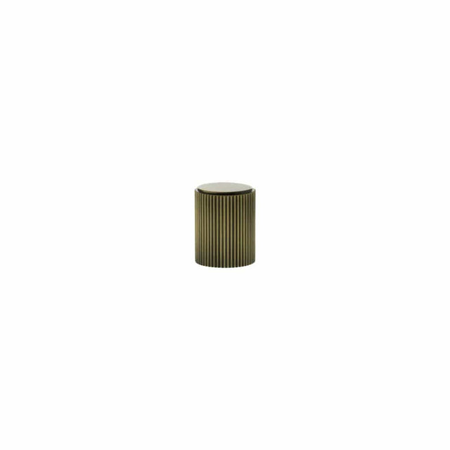 Millhouse Brass Cabinet Hardware Antique Brass / Cabinet Knobs Millhouse Brass Battersea Linear Cylinder Cabinet Knob Handle - Antique Brass