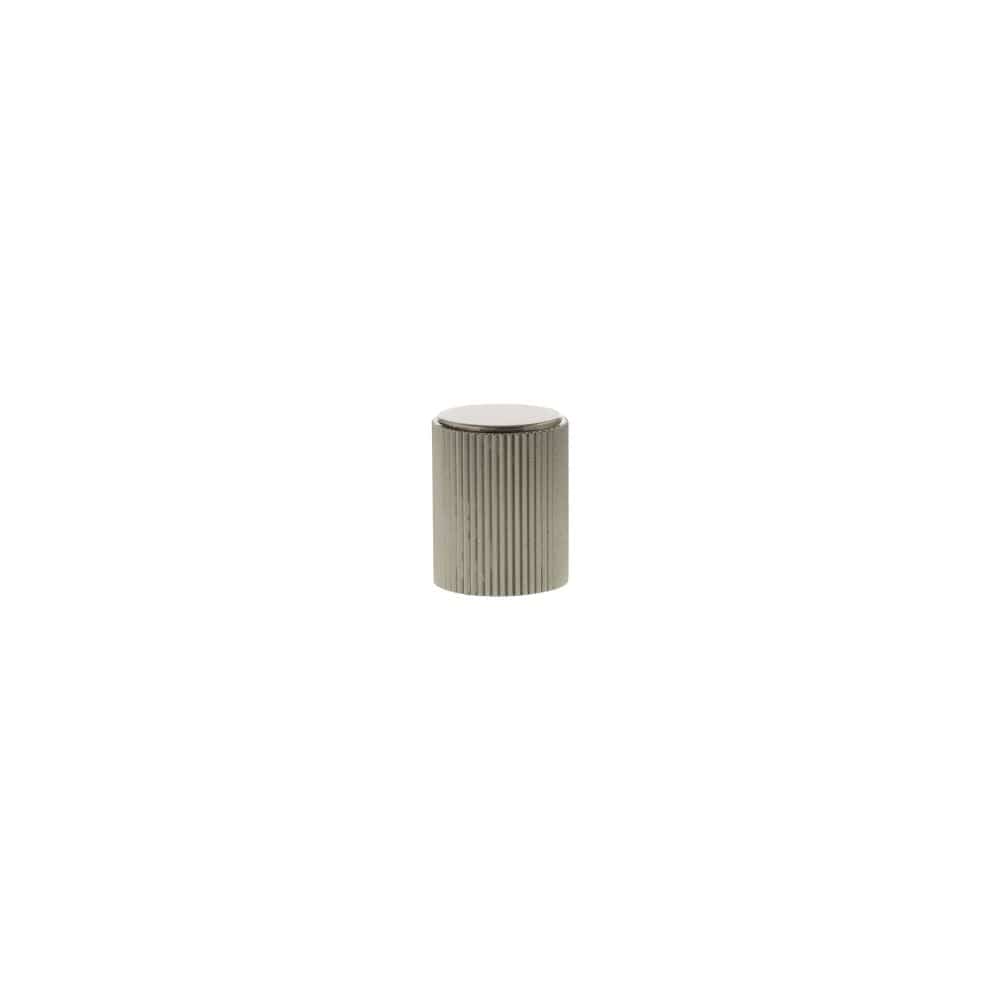 Millhouse Brass Cabinet Hardware Satin Nickel / Cabinet Knobs Millhouse Brass Battersea Linear Cylinder Cabinet Knob Handle - Satin Nickel