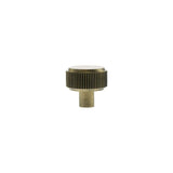 Millhouse Brass Cabinet Hardware Antique Brass / Cabinet Knobs Millhouse Brass Battersea Linear Round Cabinet Knob Handle - Antique Brass
