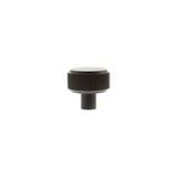 Millhouse Brass Cabinet Hardware Urban Dark Bronze / Cabinet Knobs Millhouse Brass Battersea Linear Round Cabinet Knob Handle - Urban Dark Bronze