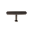 Quality image of Millhouse Brass Battersea Linear T-Bar Cabinet Knob Handle - Urban Dark Bronze | Sku. mhcl1675udb | available from Trade Door Handles.